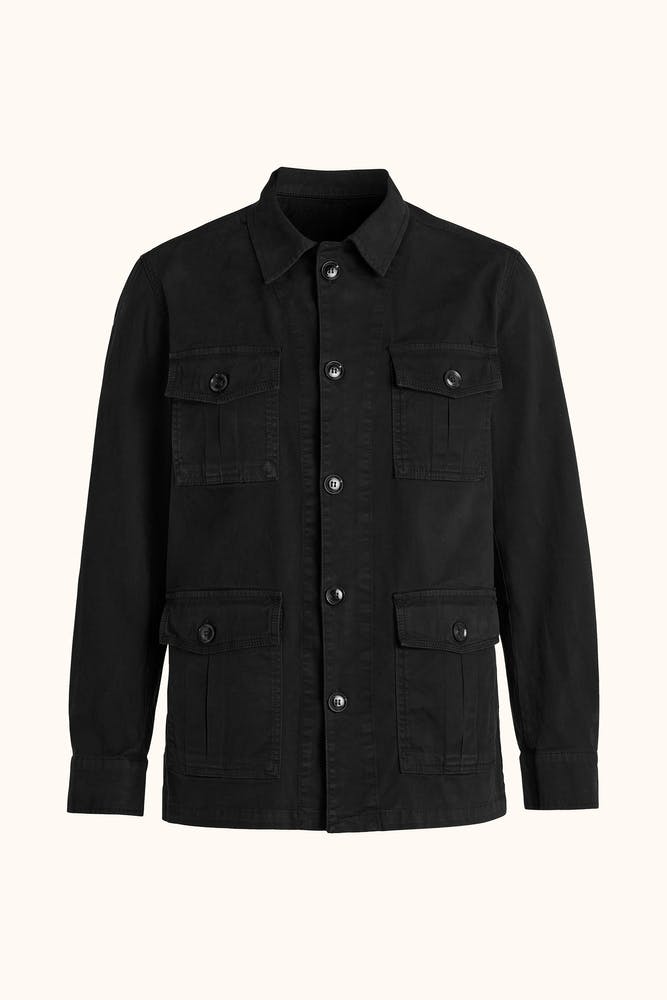 Regular Fit Safari Overshirt Bomullstwill