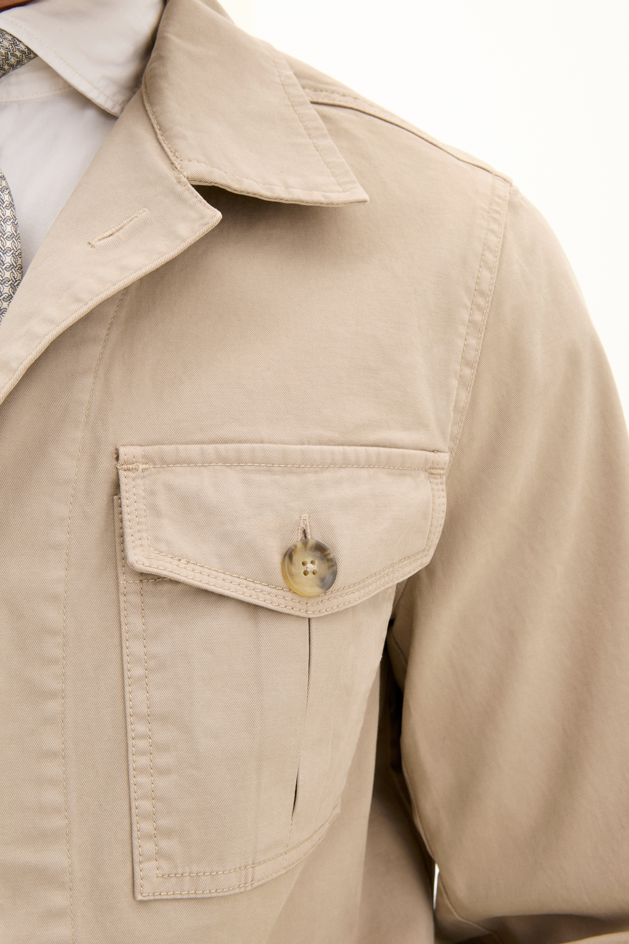 KAJA WIDE SAFARI JACKET 2 ベージュ　ovy KAJA WIDE SAFARI JACKET | KAJA