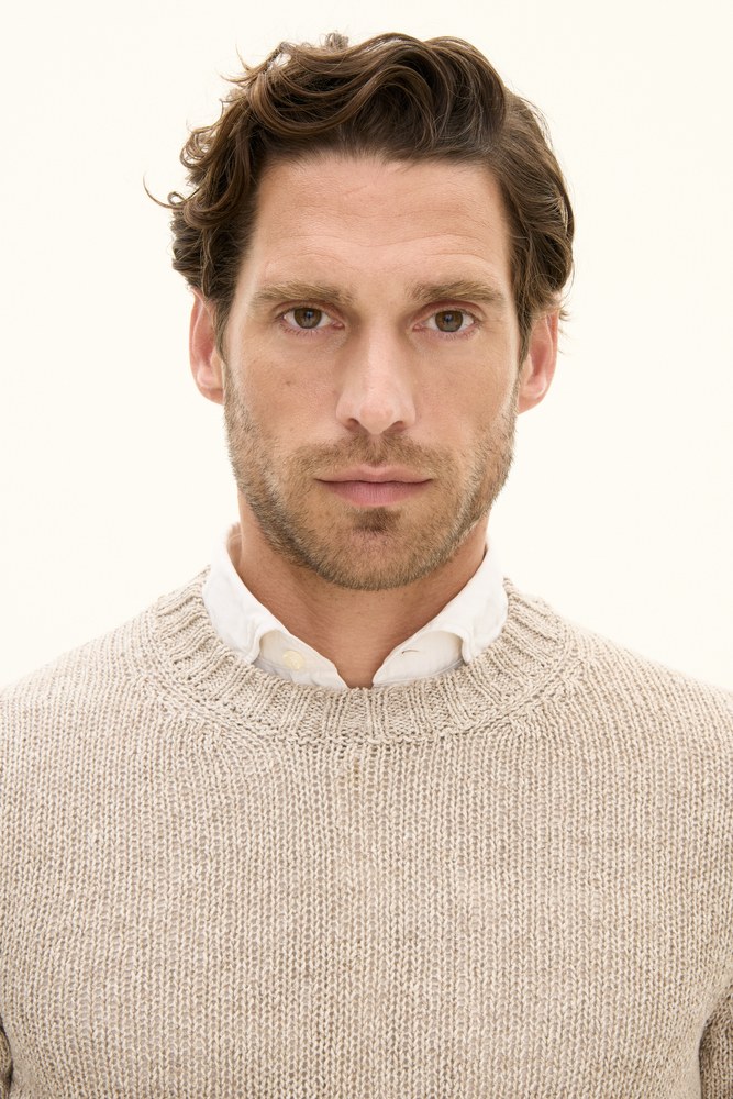 Regular Fit Rundhalset Genser Lin-Silke