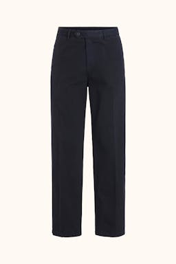 Wide Fit Garment Dye bomuld Bukser Høj talje