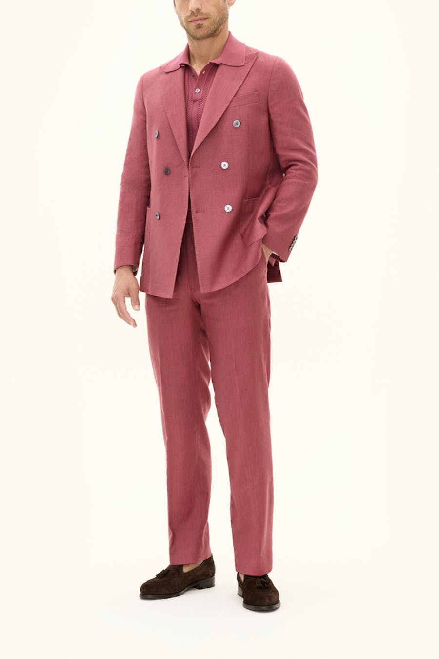 Regular Fit Dobbeltspent Lindress