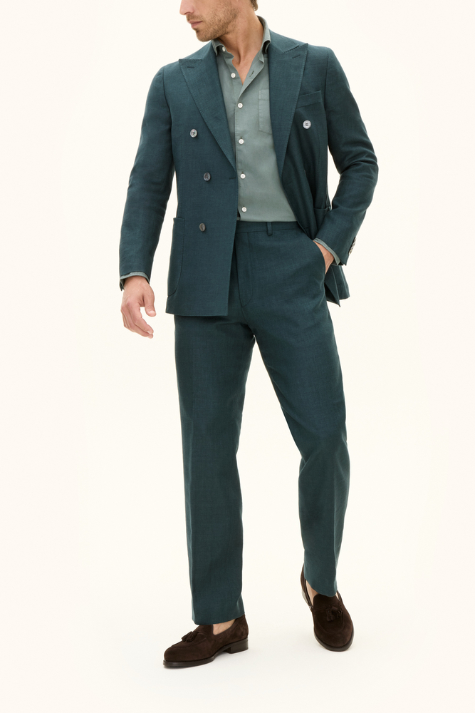 Nylon Shell Raglan Coat - Dark blue | Oscar Jacobson