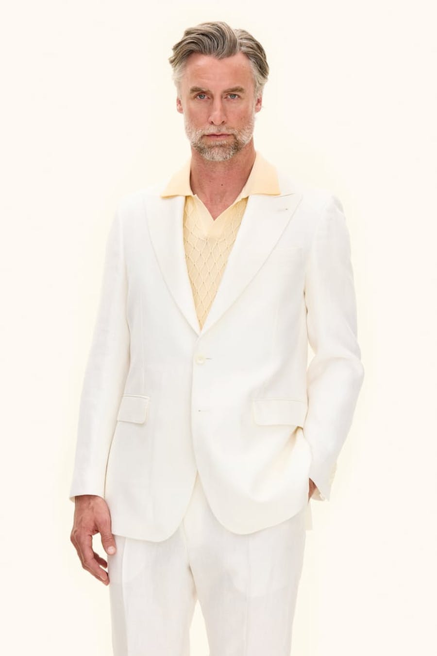 Regular Fit Shiny Twill Blazer