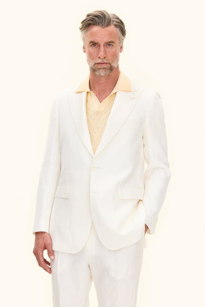 Regular Fit Shiny Twill Blazer