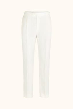 Regular Fit High Waist Shiny Twill Trousers