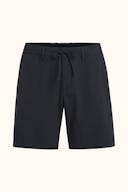 Regular Fit Drawstring Rip-Stop Stretch Shorts