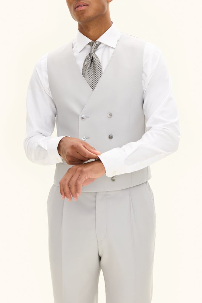 Regular Fit Twill Merino Waistcoat
