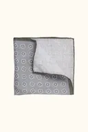 Tile Pattern Silk Handkerchief