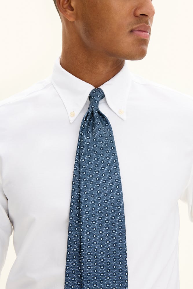 Mønstret Slips Silke