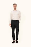 Regular Fit Microstructure Trousers