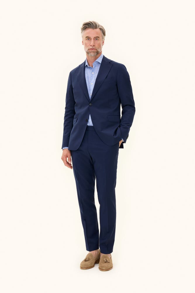 Slim Fit Microstructure Dress