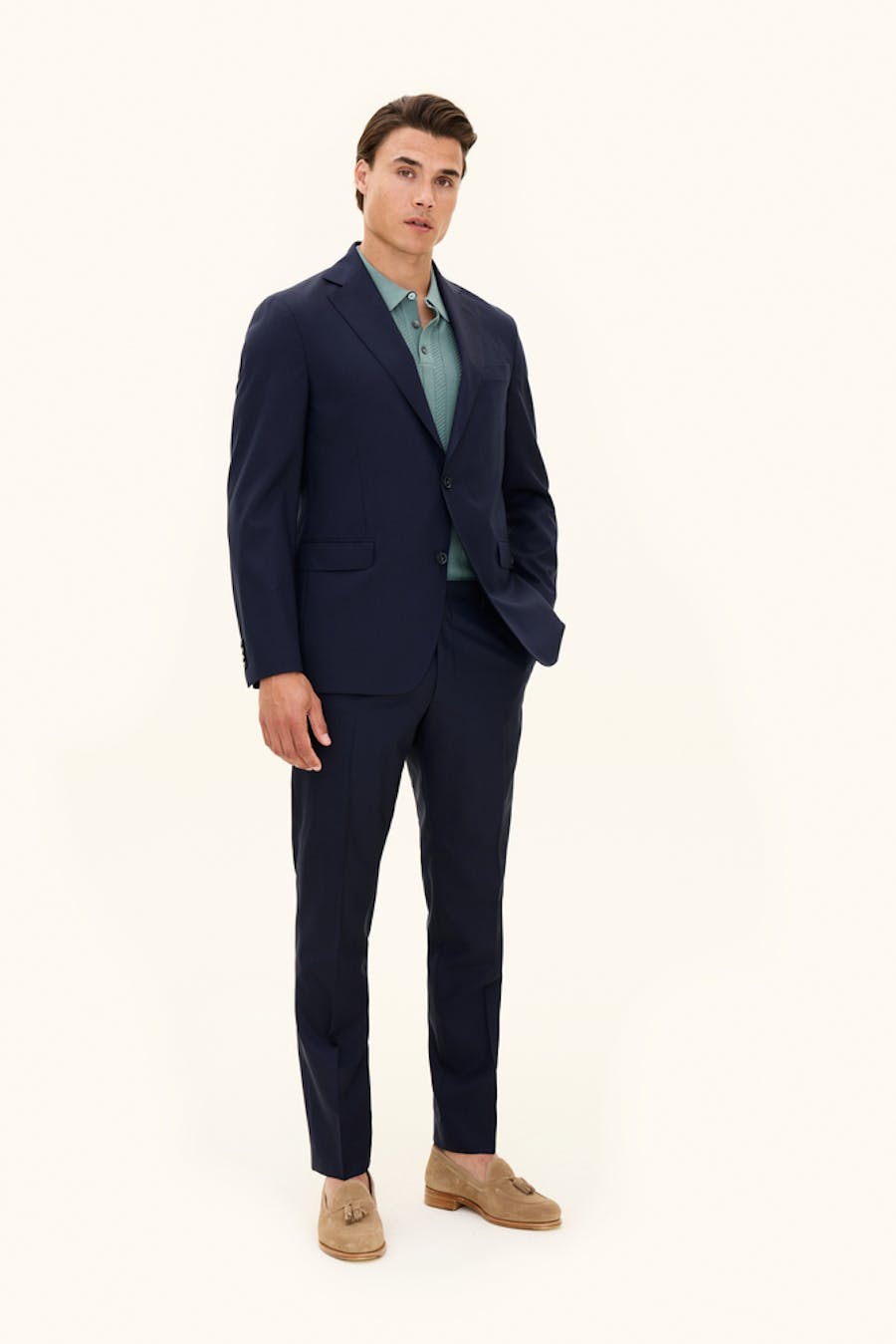 Regular Fit Microstructure Suit