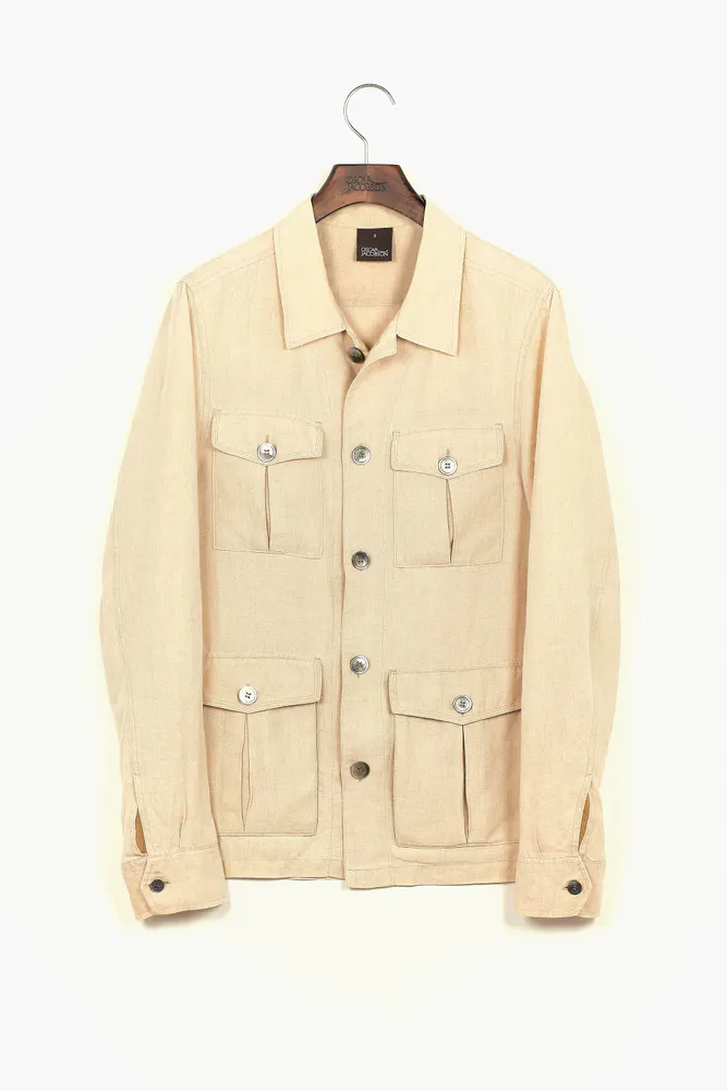 Regular Fit Overshirt Linne