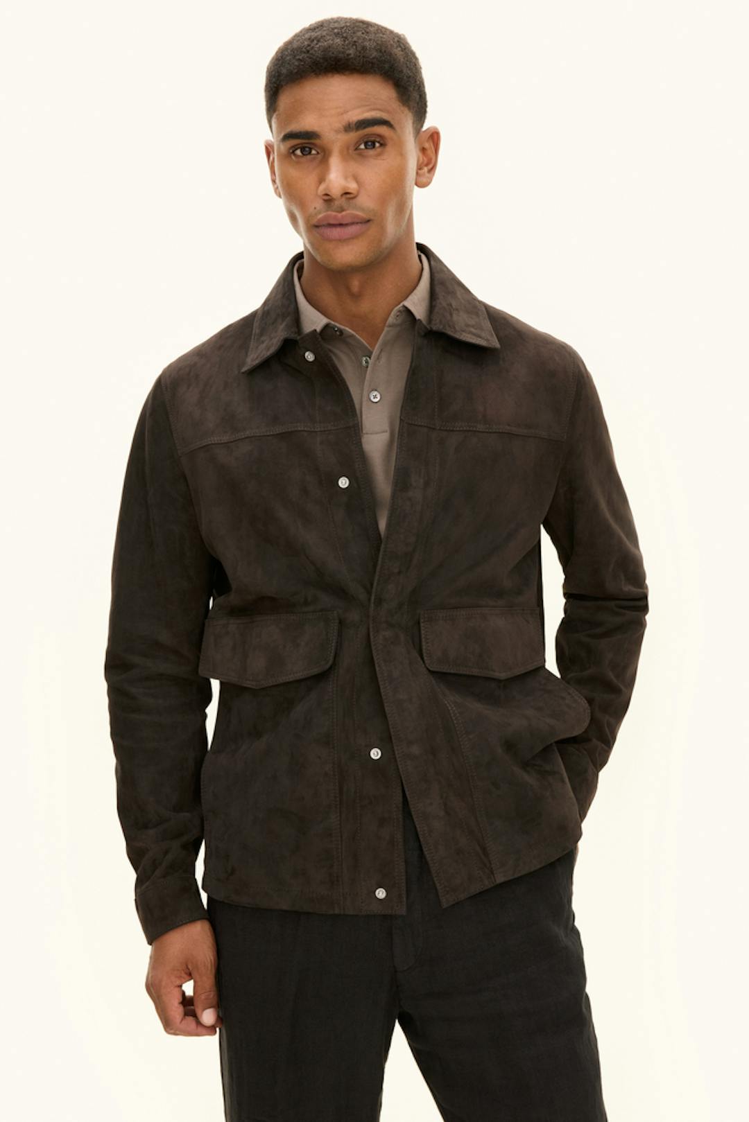 Regular Fit Overshirt Mocka