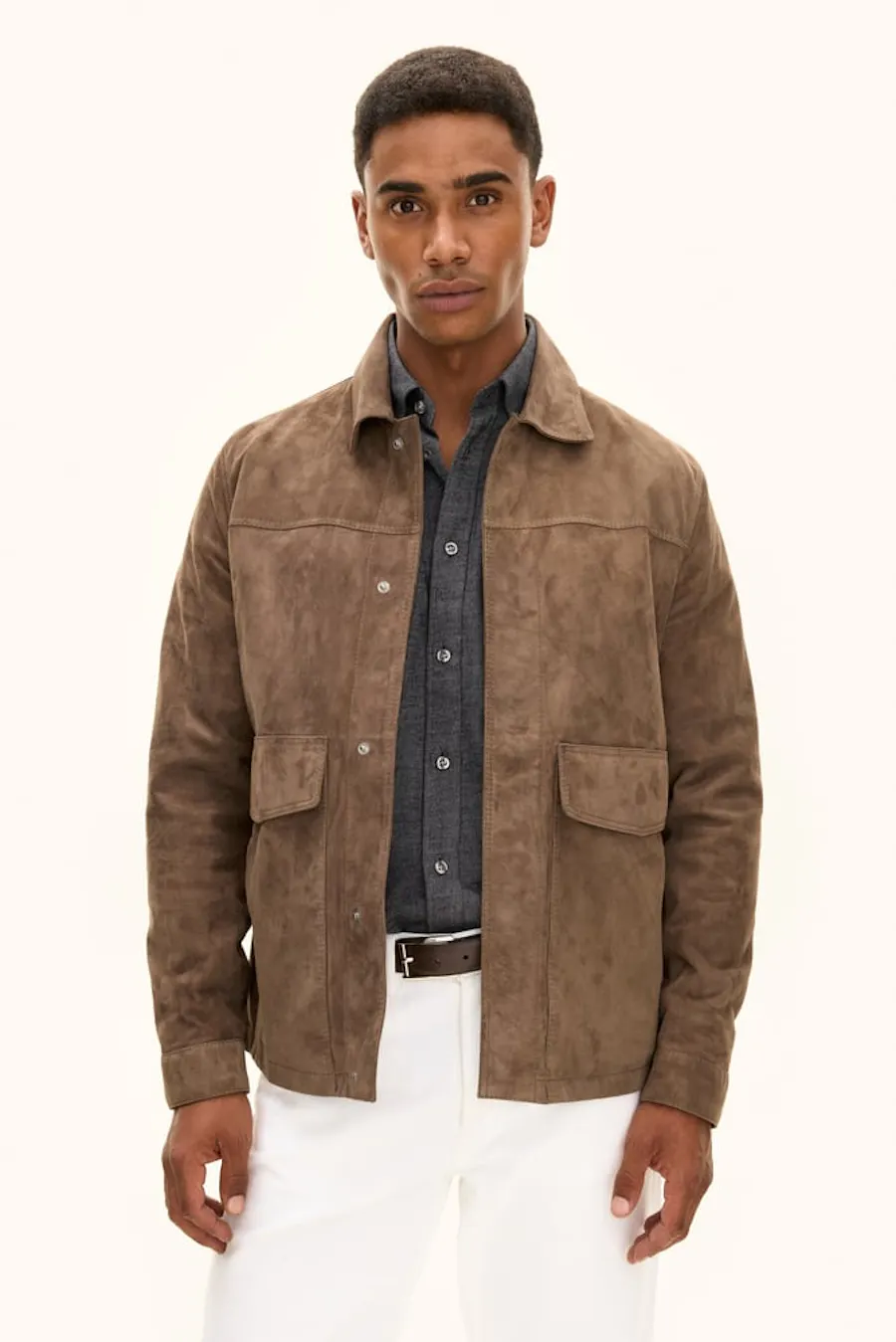 Regular Fit Overshirt Mocka