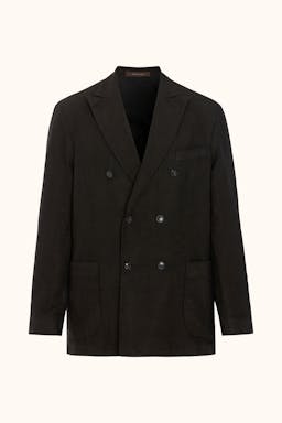 Regular Fit Dobbeltspent Linblazer