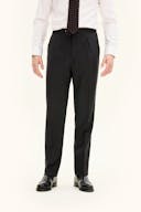 Regular Fit Flanellbukser Høy Midje