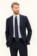 Regular Fit Randig Flanellkavaj