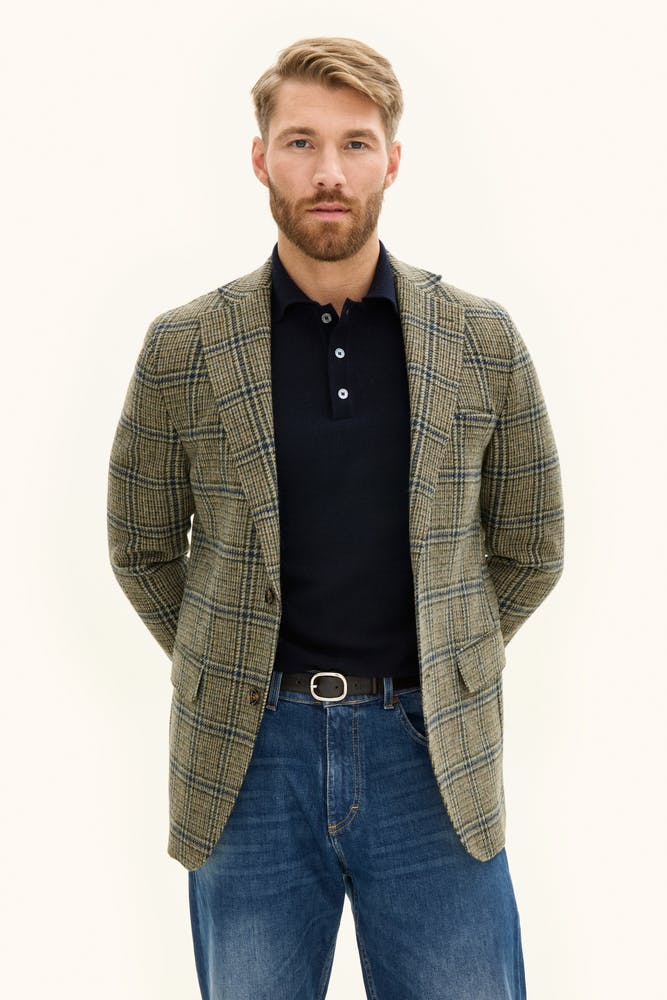 Regular Fit Tweed Blazer