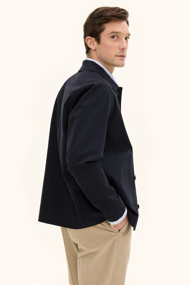 Regular Fit Cotton Stretch Overshirt