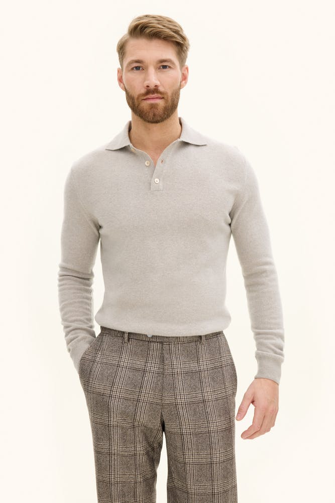 Regular Fit Piké Ull-Kashmir