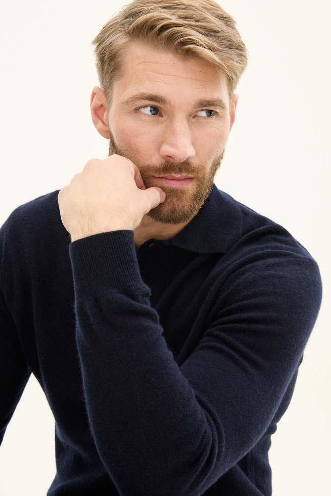 Regular Fit Piké Ull-Kashmir