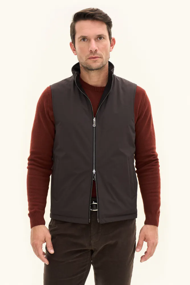 Reversible Padded Flannel Vest