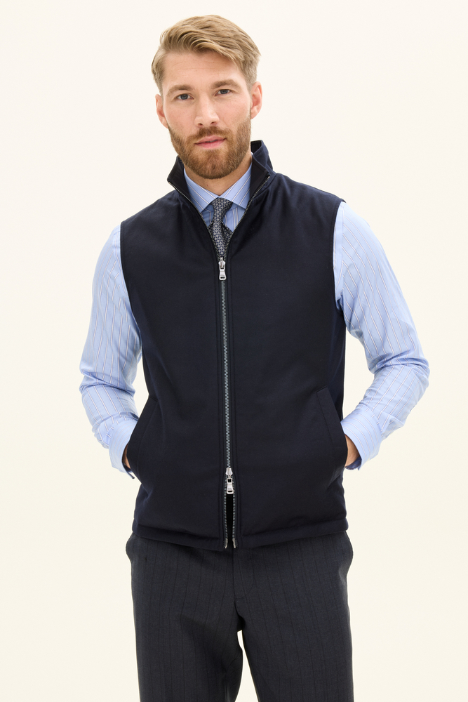 Reversible Padded Flannel Vest