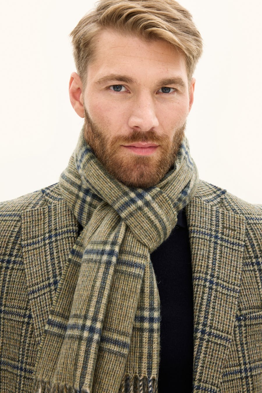 Checked Scarf