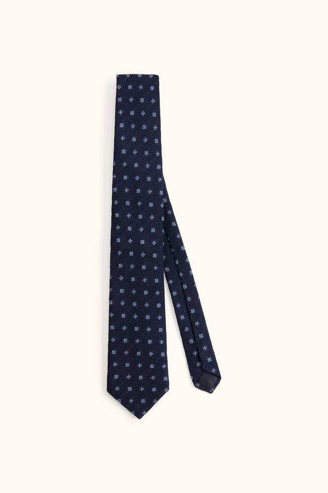 Dotted Tie Wool & Silk