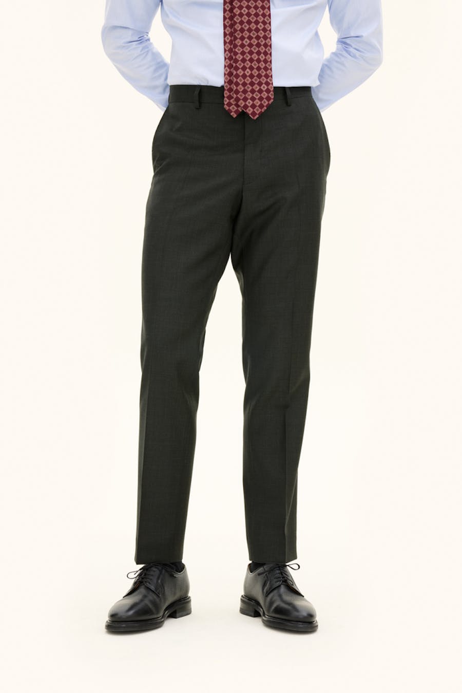 Regular Fit Bukser Microstructure