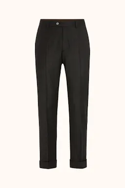 Regular Fit Flannel Trousers