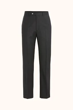Regular Fit Flanellbyxor Hög Midja
