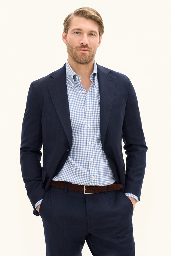 Regular Fit Flanell Blazer