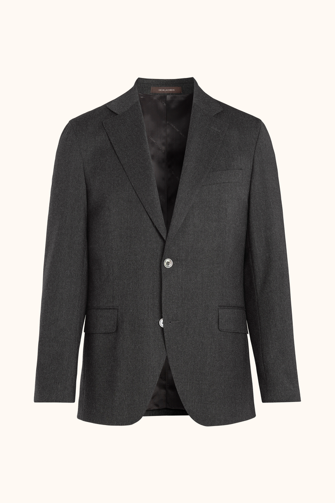 Regular Fit Stretch Flanell Blazer