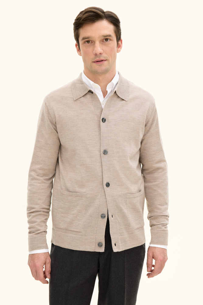 Regular Fit Cardigan Extra Fine Merinoull