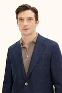 Regular Fit Checked Blazer