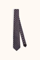 Blomstermønstret Slips Silke