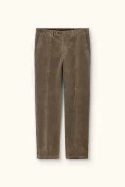 Regular Fit High Waist Corduroy Trousers