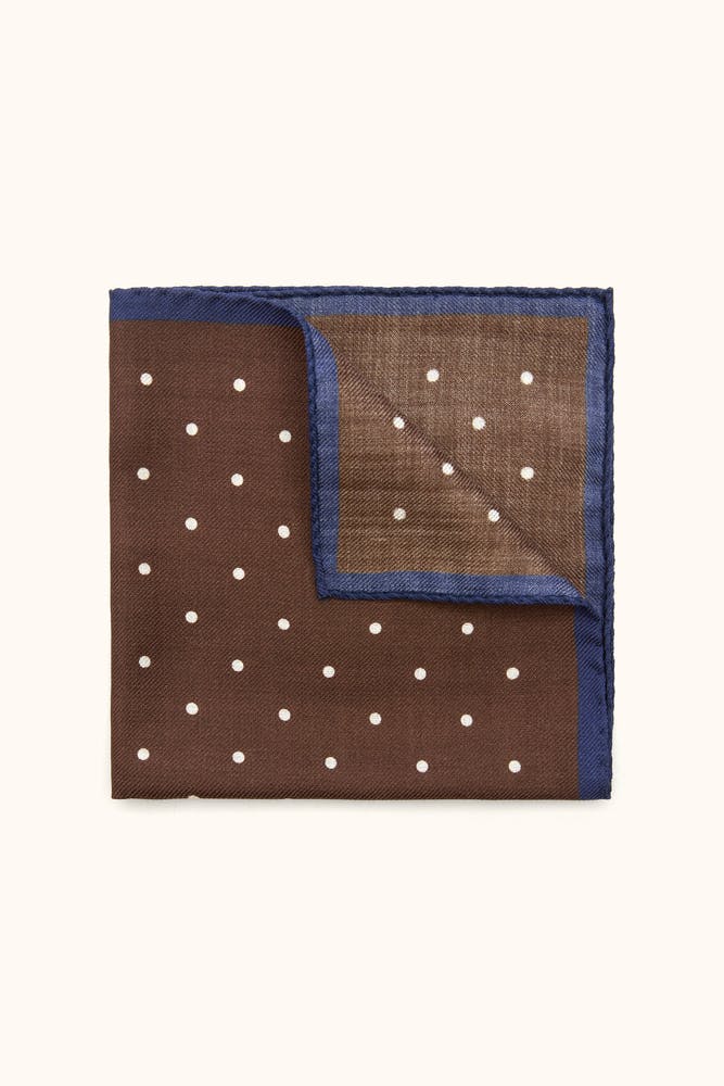 Prikkete Lommetørkle Ull & Silke