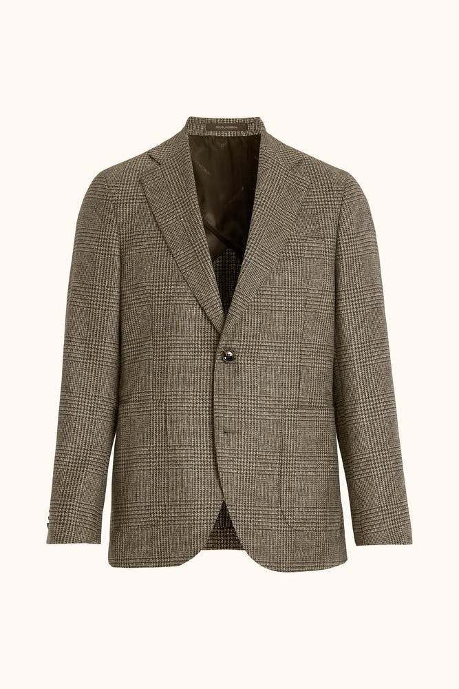 Regular Fit Checked Blazer