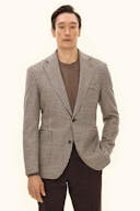 Regular Fit Houndstooth Blazer