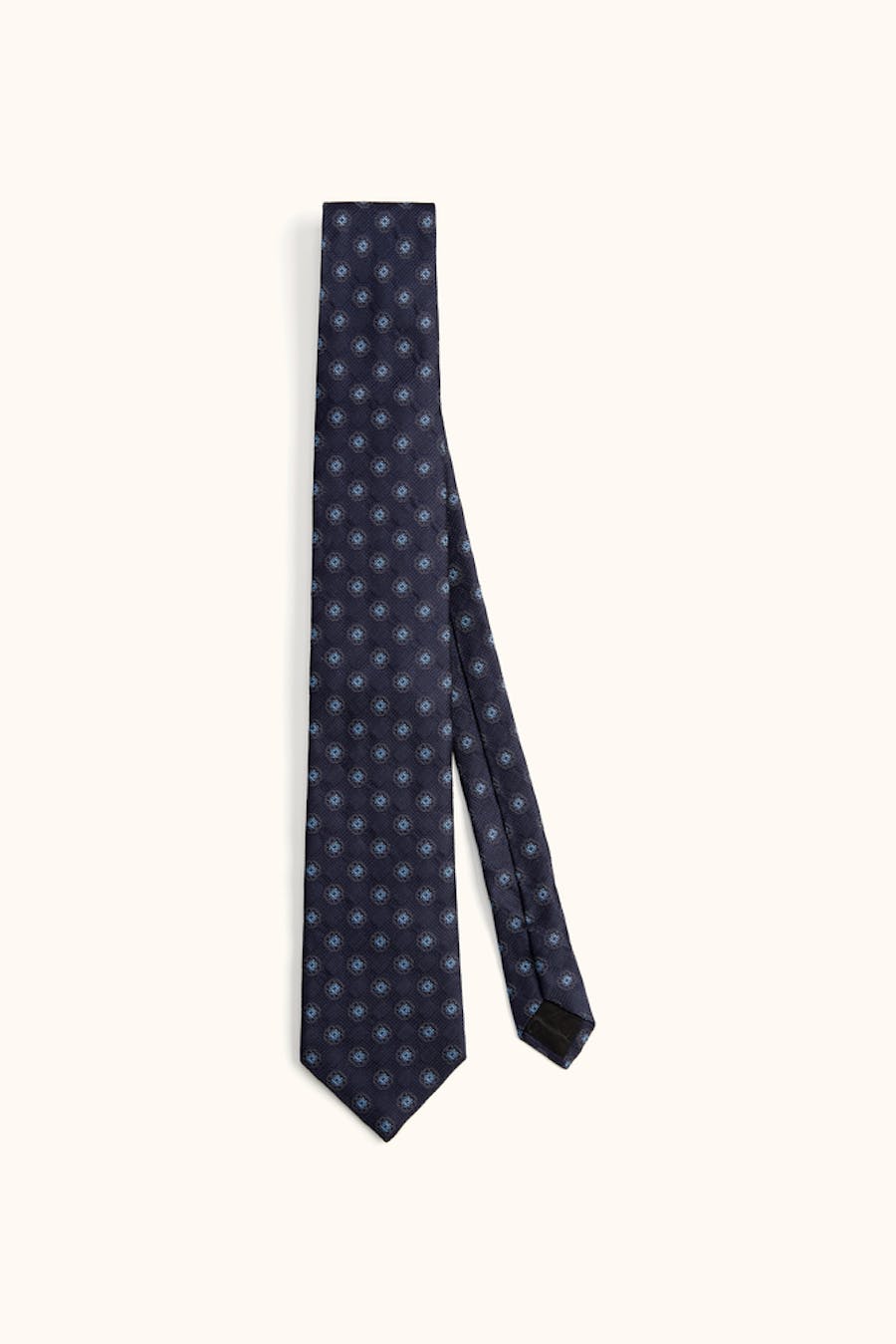 Blomstermønstret Slips Silke