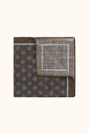 Floral Pattern Wool Handkerchief