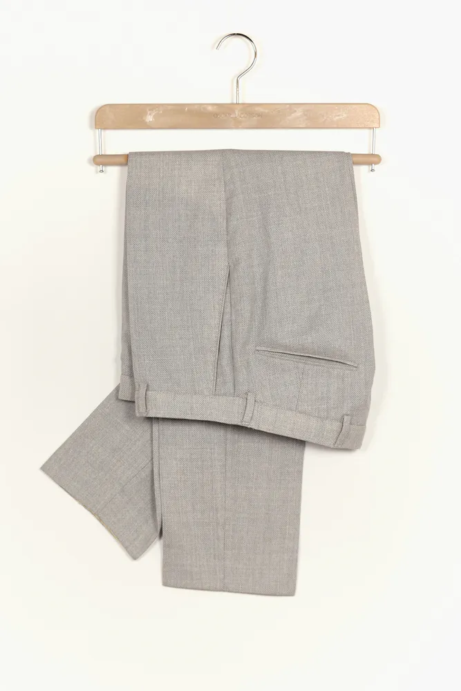 Slim Fit Byxor Tropical Wool