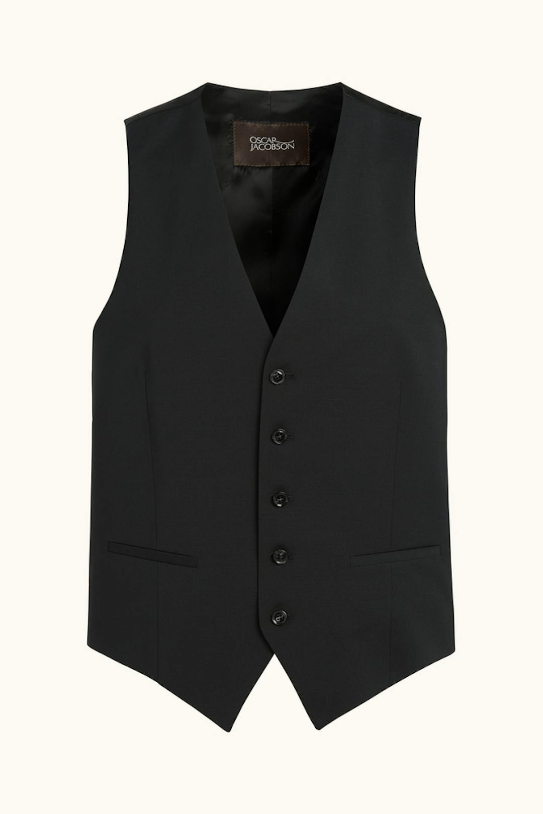 Regular Fit Microstructure Vest