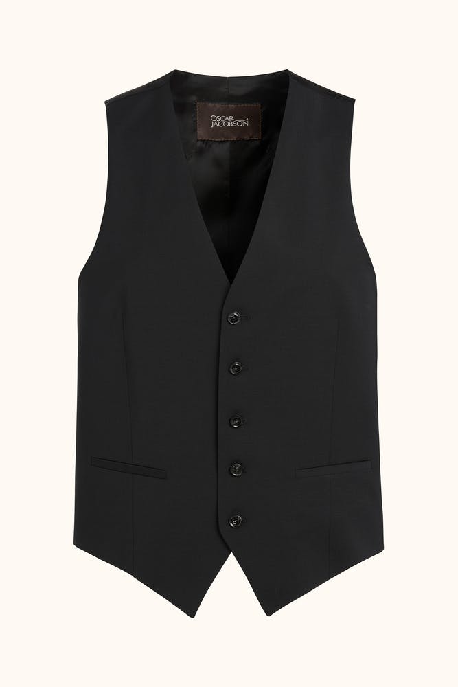 Regular Fit Microstructure Vest