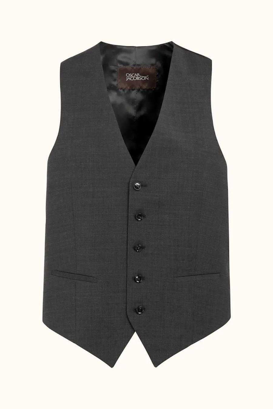 Regular  Fit Microstructure Waistcoat