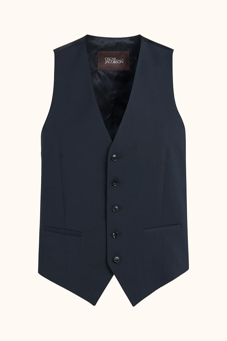Regular  Fit Microstructure Vest
