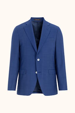 Slim Fit Microstructure Blazer